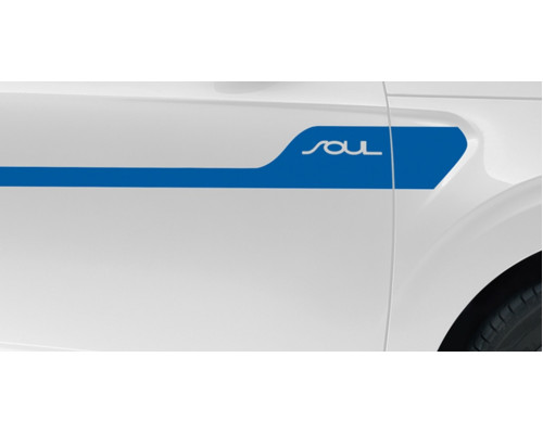 Kia e-Soul 2019 onwards Decals, razor, sea blue