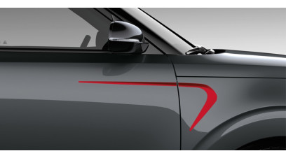 Kia e-Soul 2019 onwards Decals, boomerang, chili red