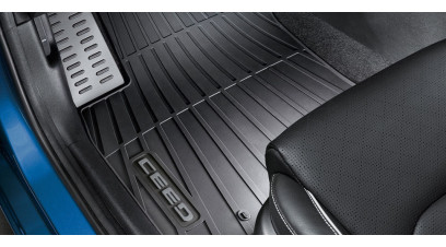 Kia Ceed 2022 onwards All weather mats, with grey accent, RHD