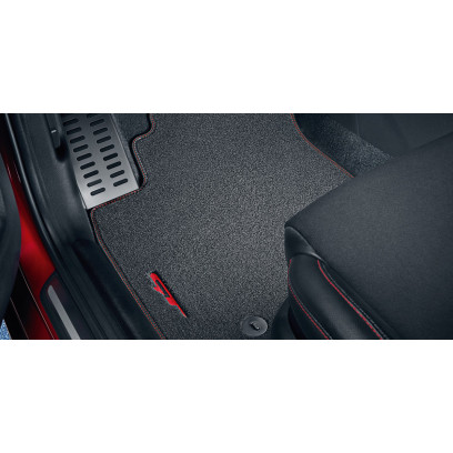 Textile floor mats, velour, GT, RHD