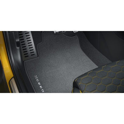 Textile floor mats, velour, RHD