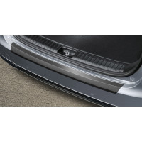 Rear bumper protection foil, black