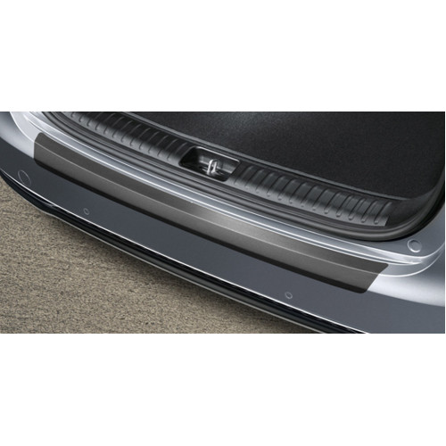 Rear bumper protection foil, black