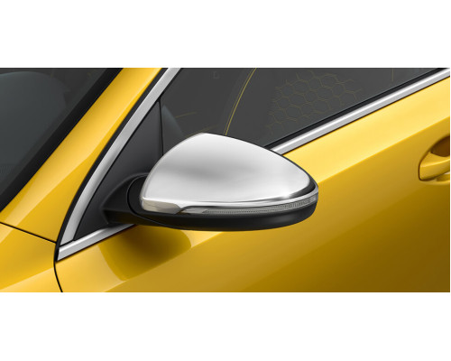 Kia Ceed 2020-2021 Door mirror caps, chrome optic