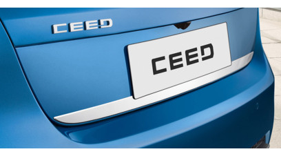 Kia Ceed 2019-2021 Tailgate trim line, chrome optic