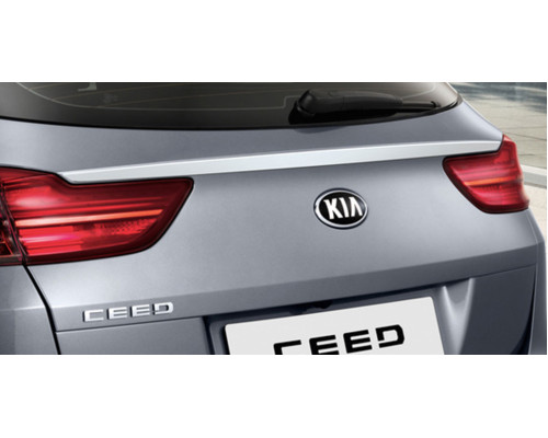 Kia Ceed 2019-2021 Tailgate trim line, chrome optic