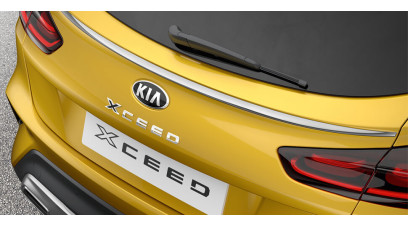 Kia XCeed 2020-2022 Tailgate trim line, chrome optic