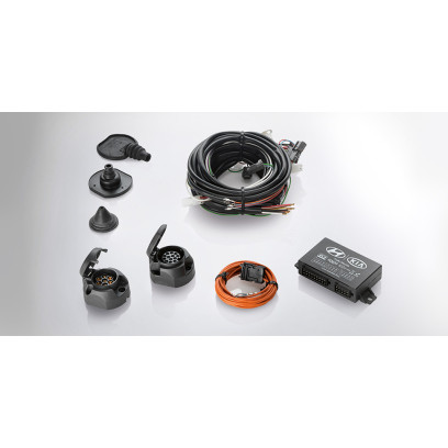 Tow bar wiring kit, 7..