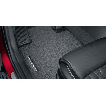 Textile floor mats, velour, RHD