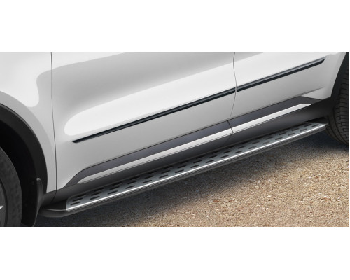 Kia Sorento 2021-2023 Side trim lines, piano black