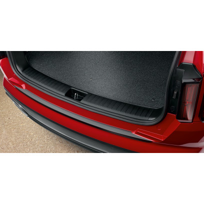 Rear bumper protection foil, black