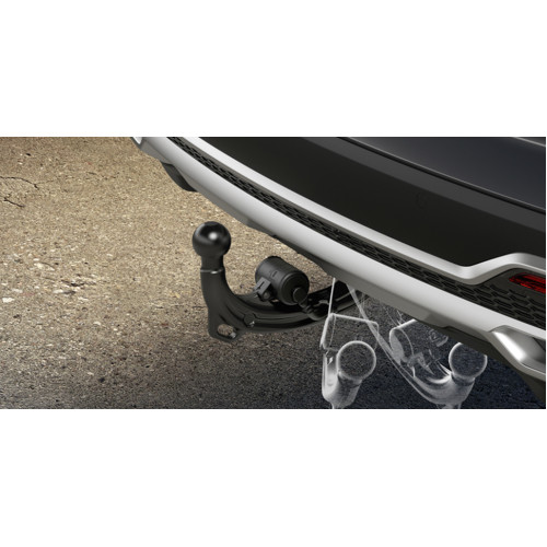 Tow bar, retractable