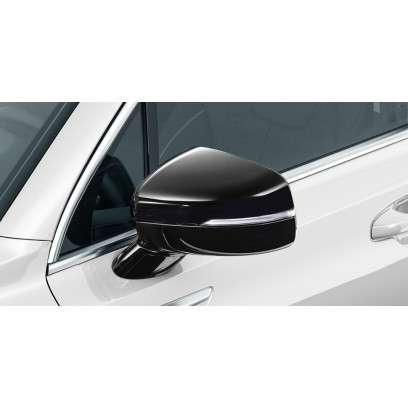 Door mirror caps, piano black