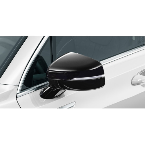 Door mirror caps, piano black