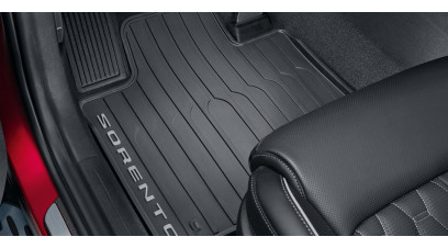 Kia Sorento 2024 onwards All weather mats, with grey accent, RHD